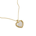 Fashion Simple Peach Heart Pendant Necklace Jewelry